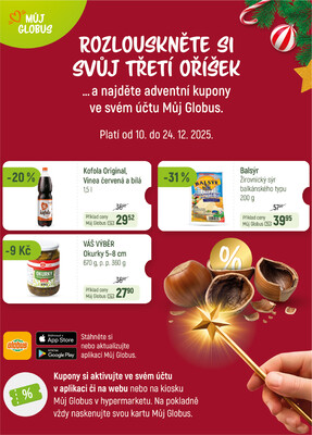 Akční leták Globus 17.12. - 24.12.2025 - Globus Brno Ivanovice