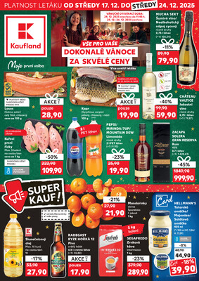 Leták Kaufland 17.12. - 24.12. - Kaufland - Český Krumlov