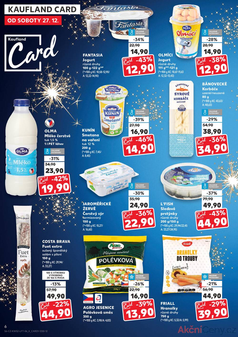 Leták Kaufland - Kaufland 27.12. - 31.12. - Kaufland - Praha 12 (Modřany) - strana 6