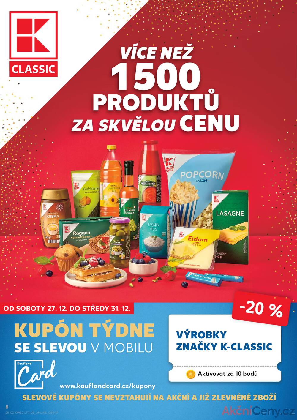 Leták Kaufland - Kaufland 27.12. - 31.12. - Kaufland - Čáslav - strana 8