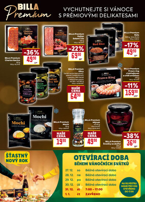 Billa  od 27.12. do 31.12.2025
