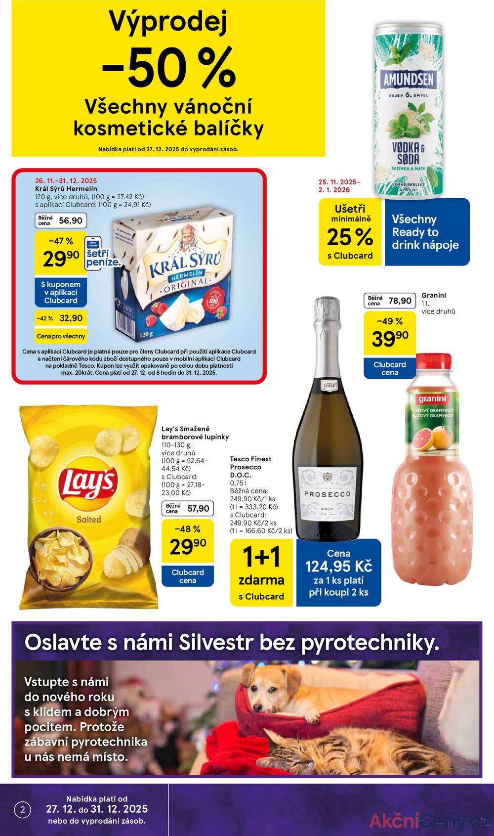 Leták Tesco - Tesco supermarkety od 27.12. do 31.12.2025 - strana 2