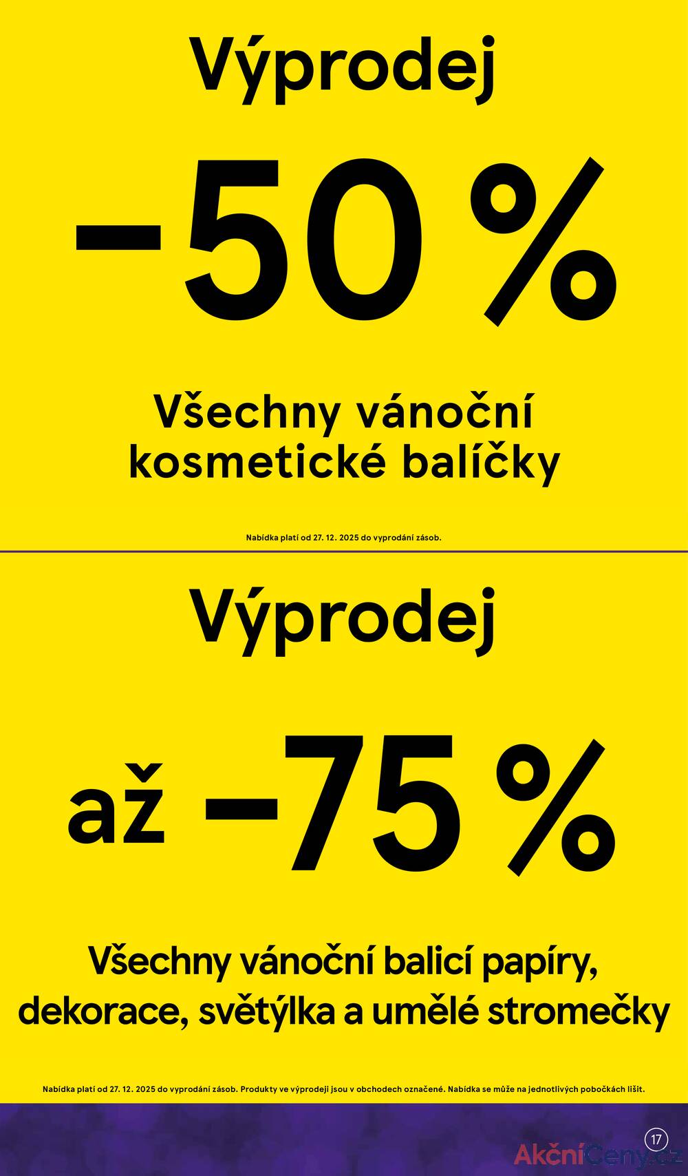Leták Tesco - Tesco malé hypermarkety od 27.12. do 31.12.2025 - strana 17 Leták Tesco - Tesco malé hypermarkety od 27.12. do 31.12.2025 - strana 17