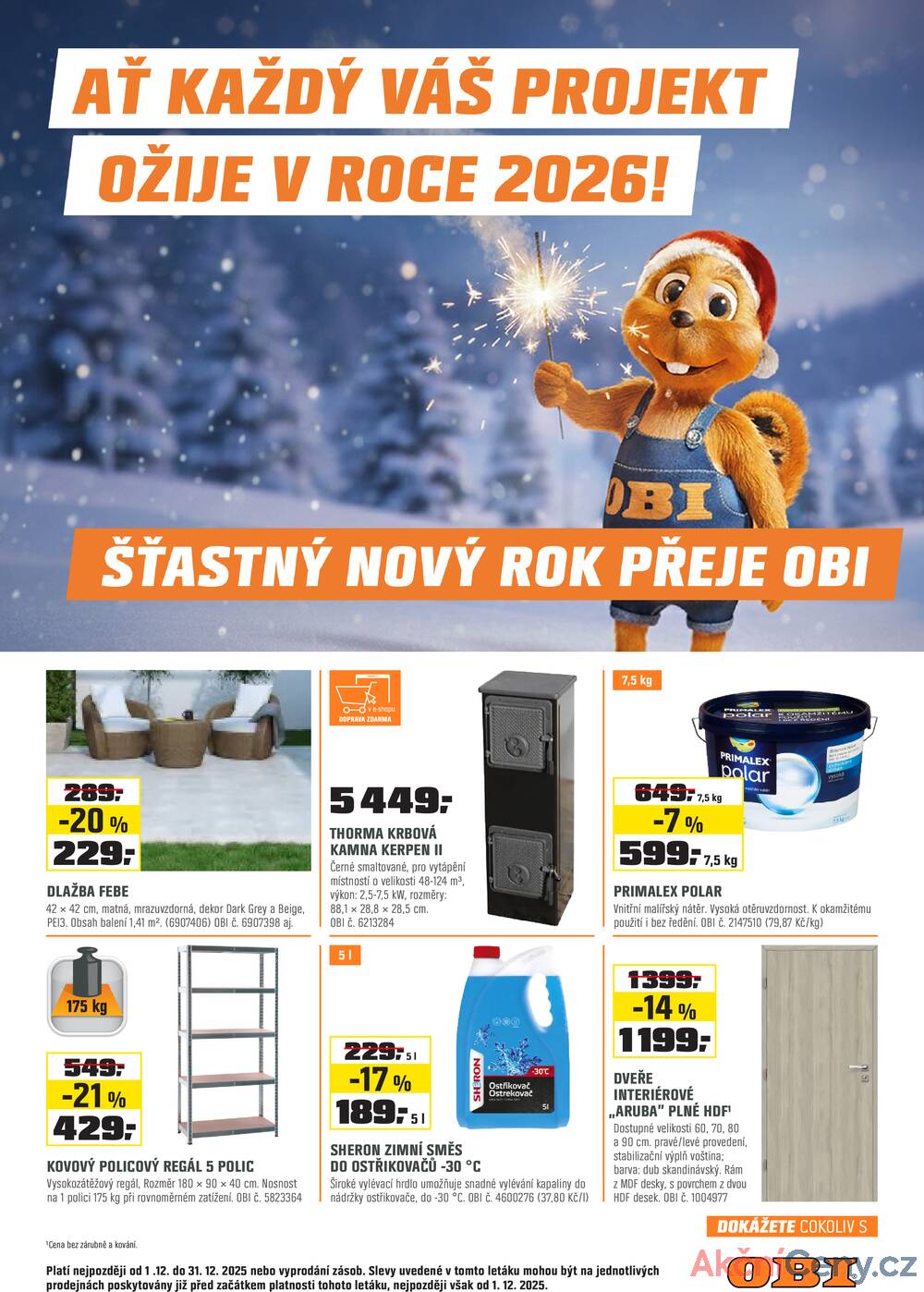 Leták OBI - OBI od 25.12. do 31.12.2025 - strana 1