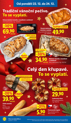Lidl od 22.12. do 24.12.2025