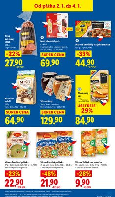Lidl Pátek od 2.1. do 4.1.2026