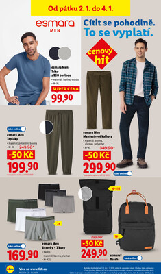 Lidl Pátek od 2.1. do 4.1.2026