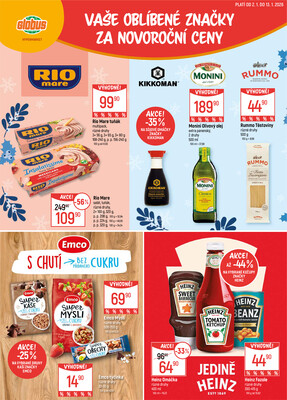 Akční leták Globus 2.1. - 6.1.2026 - Globus Praha - Centrum Černý Most