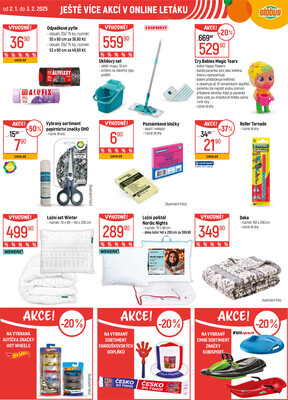 Akční leták Globus 2.1. - 6.1.2026 - Globus Praha - Centrum Černý Most