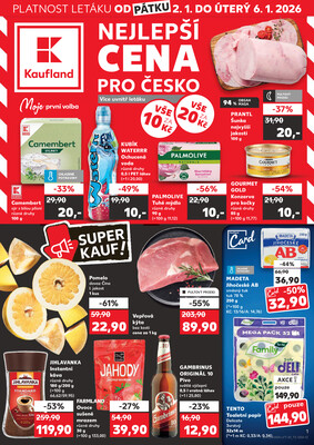 Leták Kaufland 2.1. - 6.1. - Kaufland - Trutnov