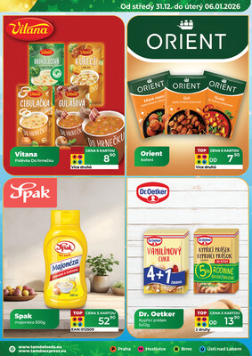 Tamda Foods od 31.12. do 6.1.2026