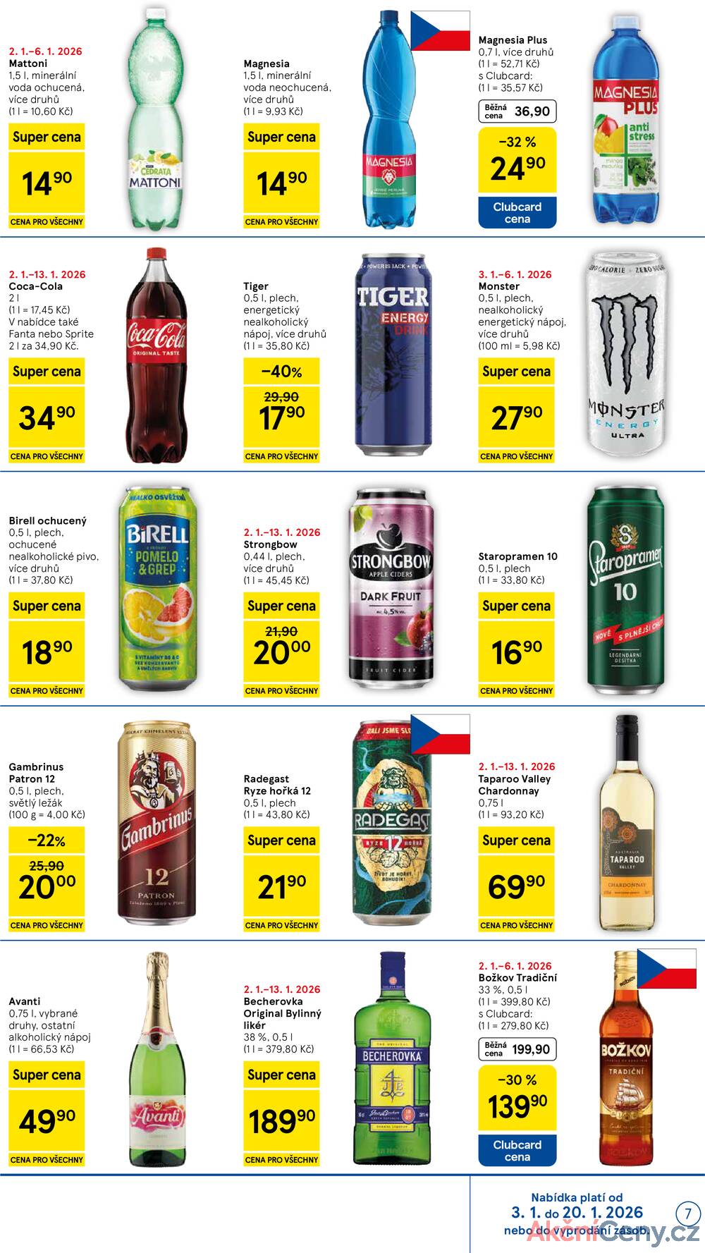 Leták Tesco - Tesco supermarkety od 2.1. do 6.1.2026 - strana 7
