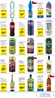 Tesco supermarkety od 2.1. do 6.1.2026