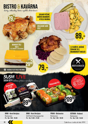 JIP Cash & Carry Brno, Praha, Ostrava, Jilemnice, Pardubice, Ostrava, Karlovy Vary, Olomouc a Zlín od 2.1. do 7.1.2026