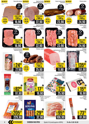 JIP Cash & Carry České Budějovice, Most, Náchod, Polička, Sušice a Svoboda nad Úpou od 2.1. do 7.1.2026