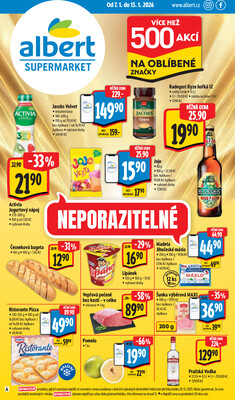 Leták Albert Supermarket Jihomoravský od 7.1. do 13.1.2026