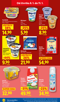 Lidl Čtvrtek od 8.1. do 11.1.2026
