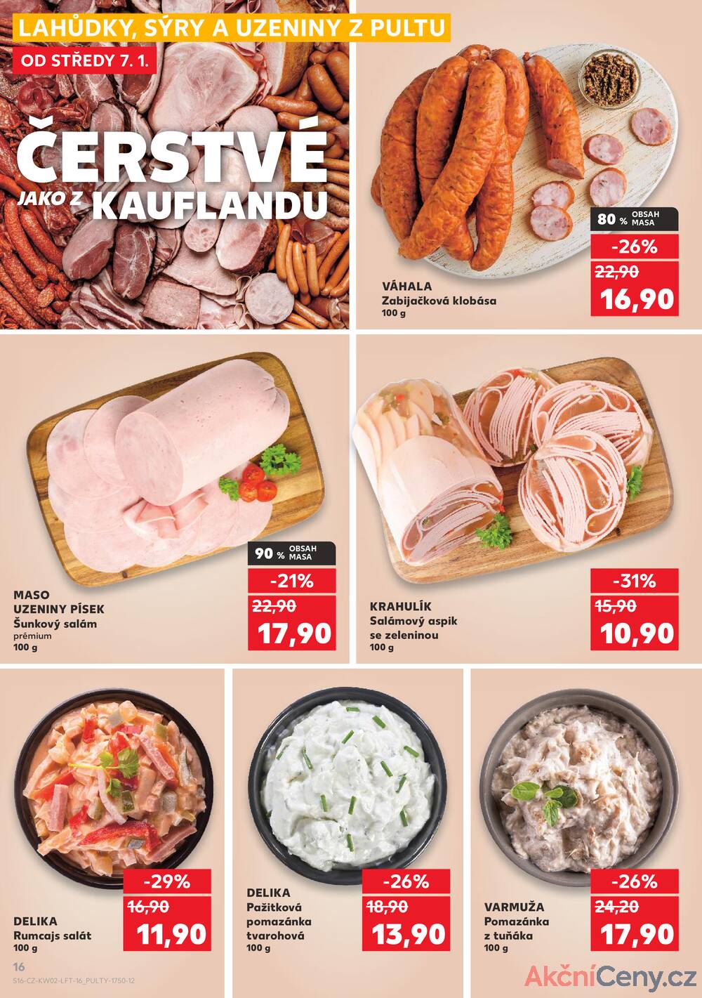 Leták Kaufland - Kaufland 7.1. - 13.1. - Kaufland - Teplice - strana 16