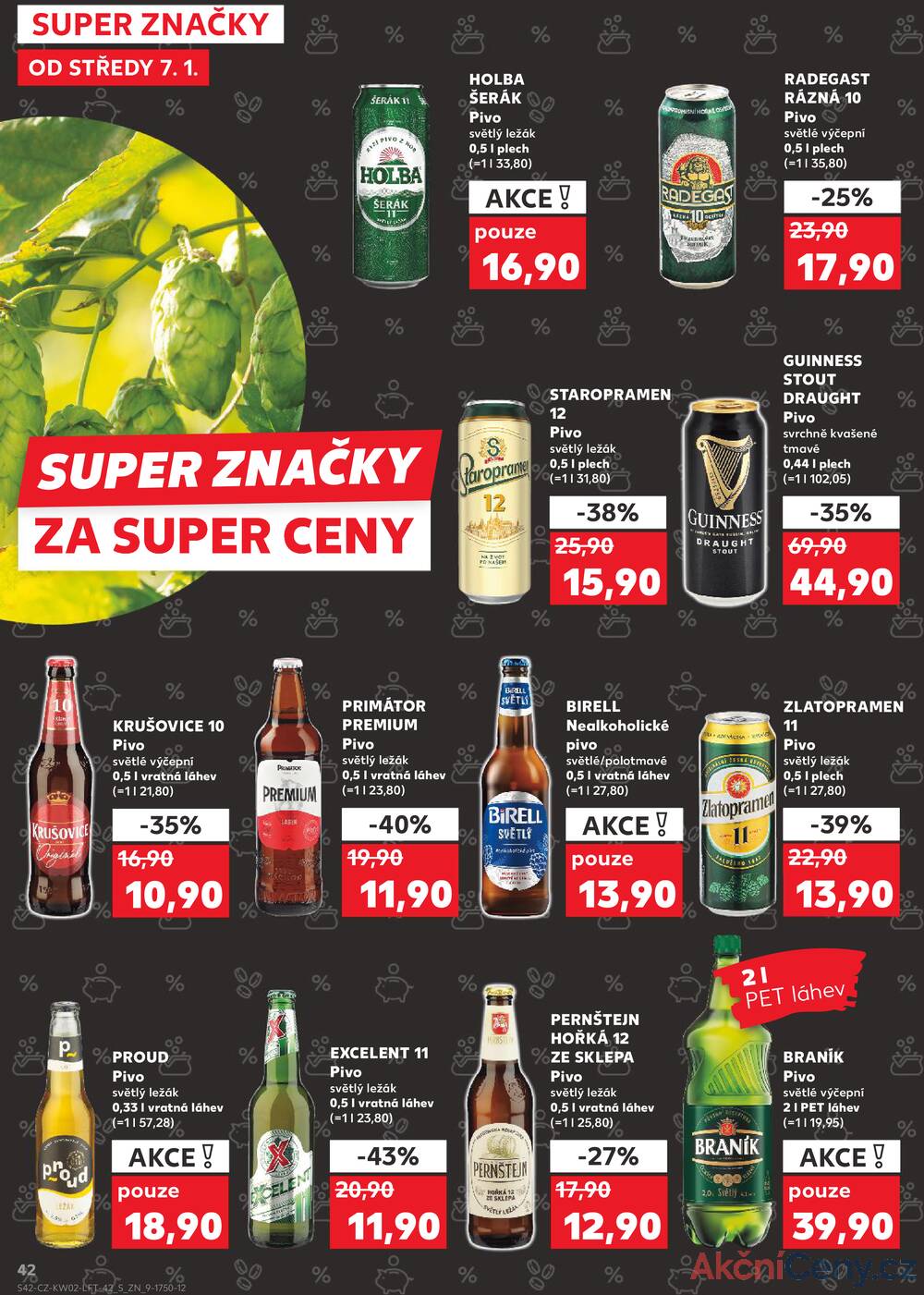 Leták Kaufland - Kaufland 7.1. - 13.1. - Kaufland - Klatovy - strana 42