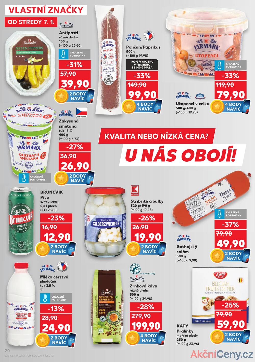 Leták Kaufland - Kaufland 7.1. - 13.1. - Kaufland - Zábřeh na Moravě - strana 20
