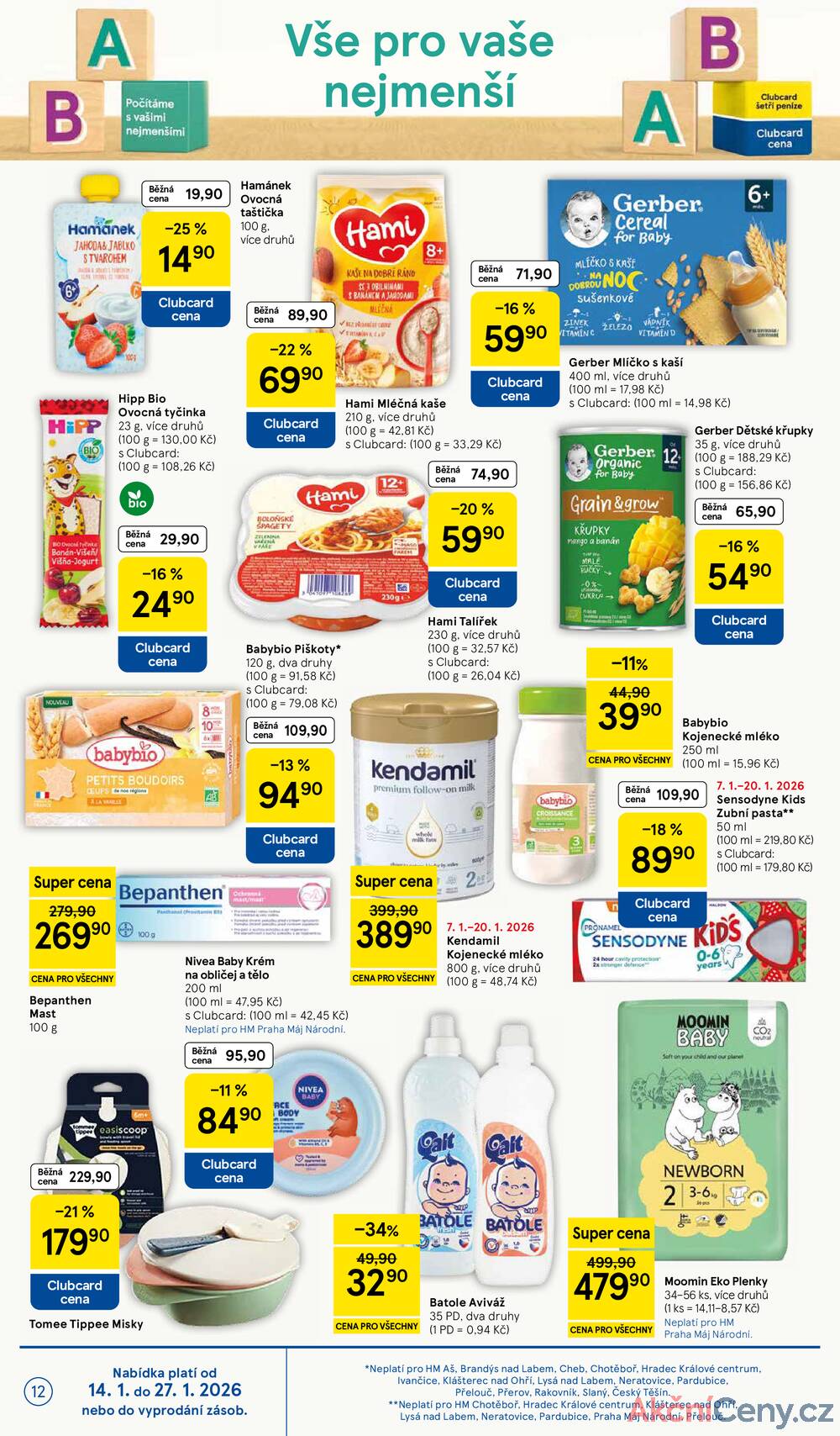 Leták Tesco - Tesco malé hypermarkety od 14.1. do 20.1.2026 - strana 12