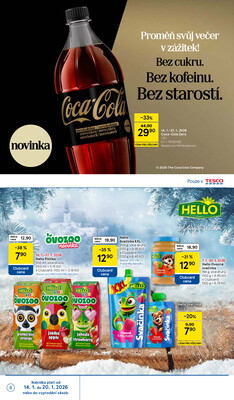 Tesco malé hypermarkety od 14.1. do 20.1.2026