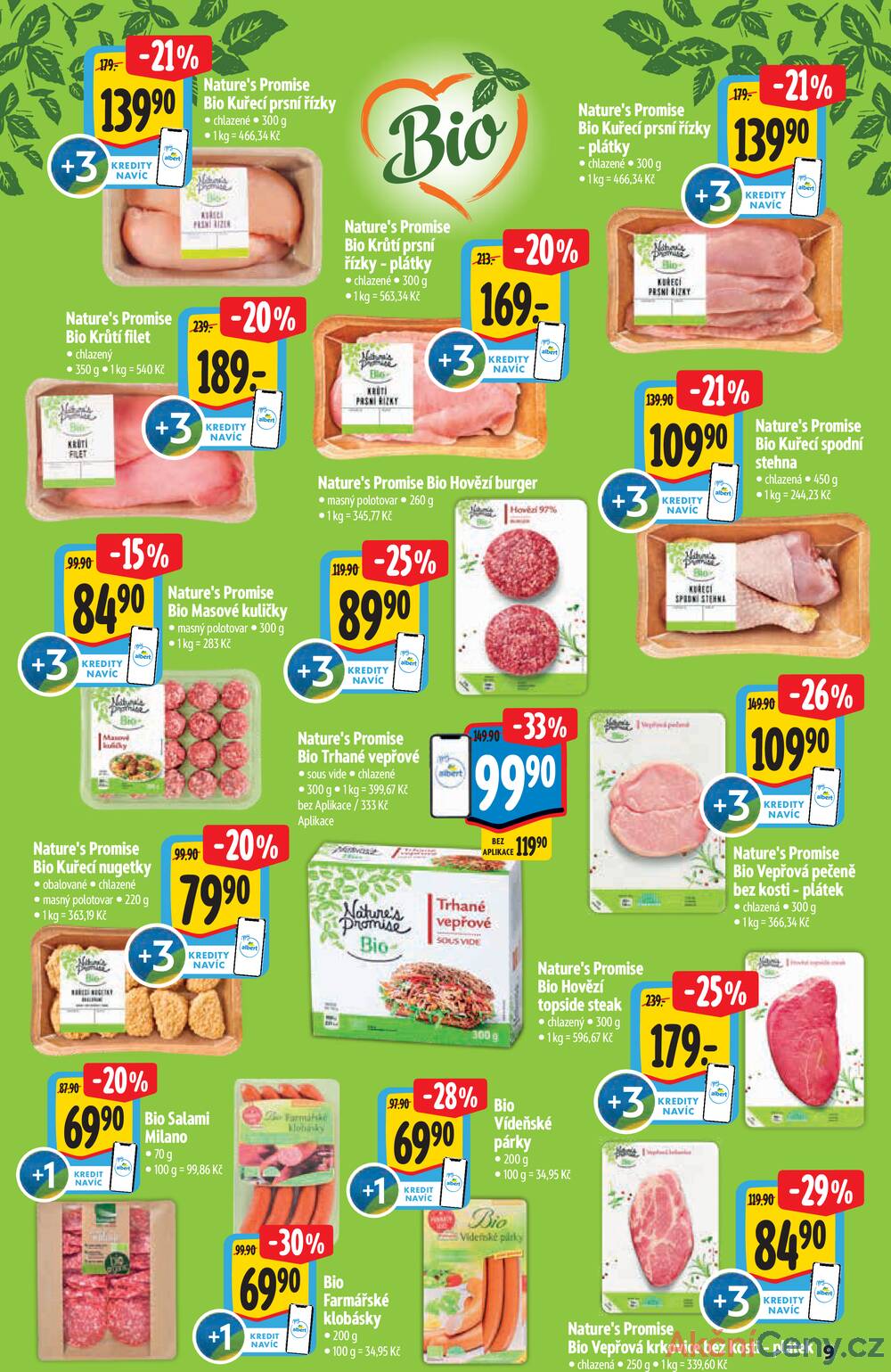 Leták Albert - Albert Supermarket katalog Bio od 14.1. do 10.2.2026 - strana 9