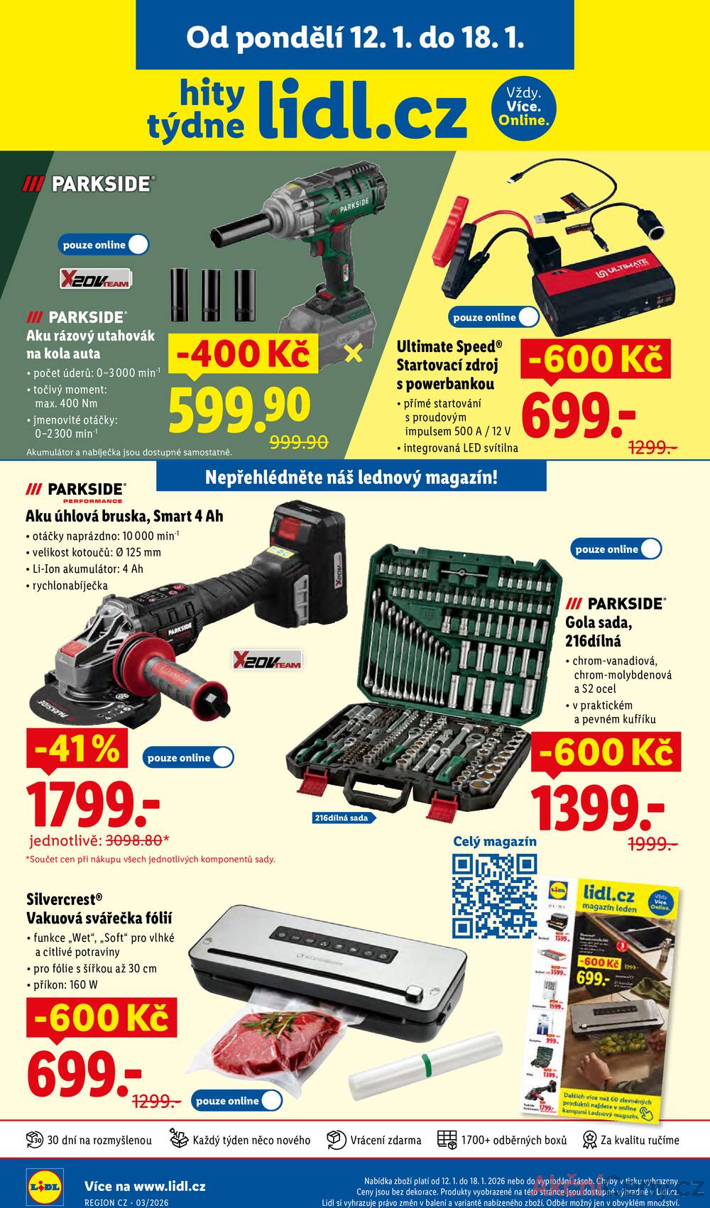 Lidl Čtvrtek od 15.1. do 18.1.2026