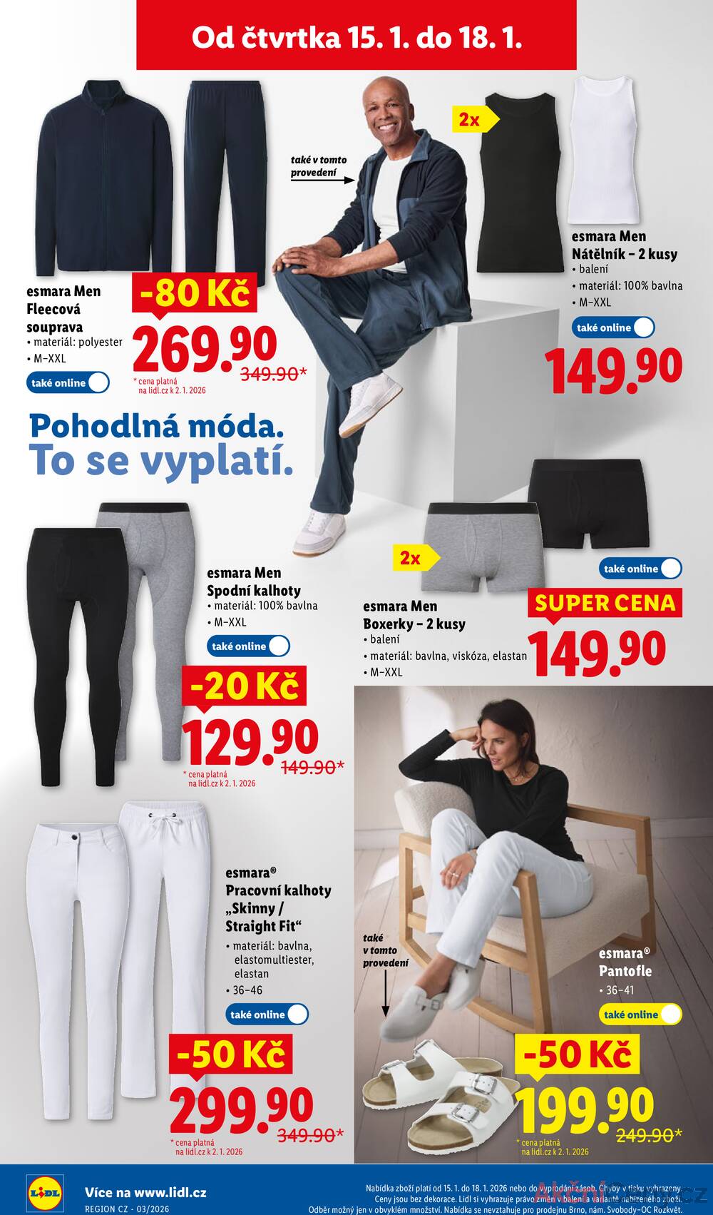Lidl Čtvrtek od 15.1. do 18.1.2026