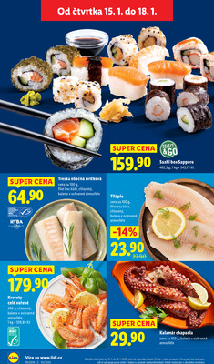 Lidl Čtvrtek od 15.1. do 18.1.2026