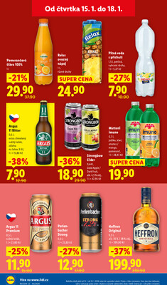 Lidl Čtvrtek od 15.1. do 18.1.2026