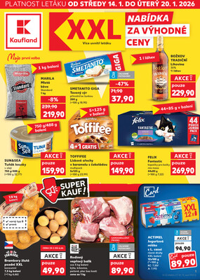 Leták Kaufland 14.1. - 20.1. - Kaufland - Benešov