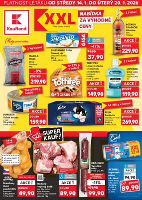 Leták Kaufland 14.1. - 20.1. - Kaufland - Třinec - Lyžbice