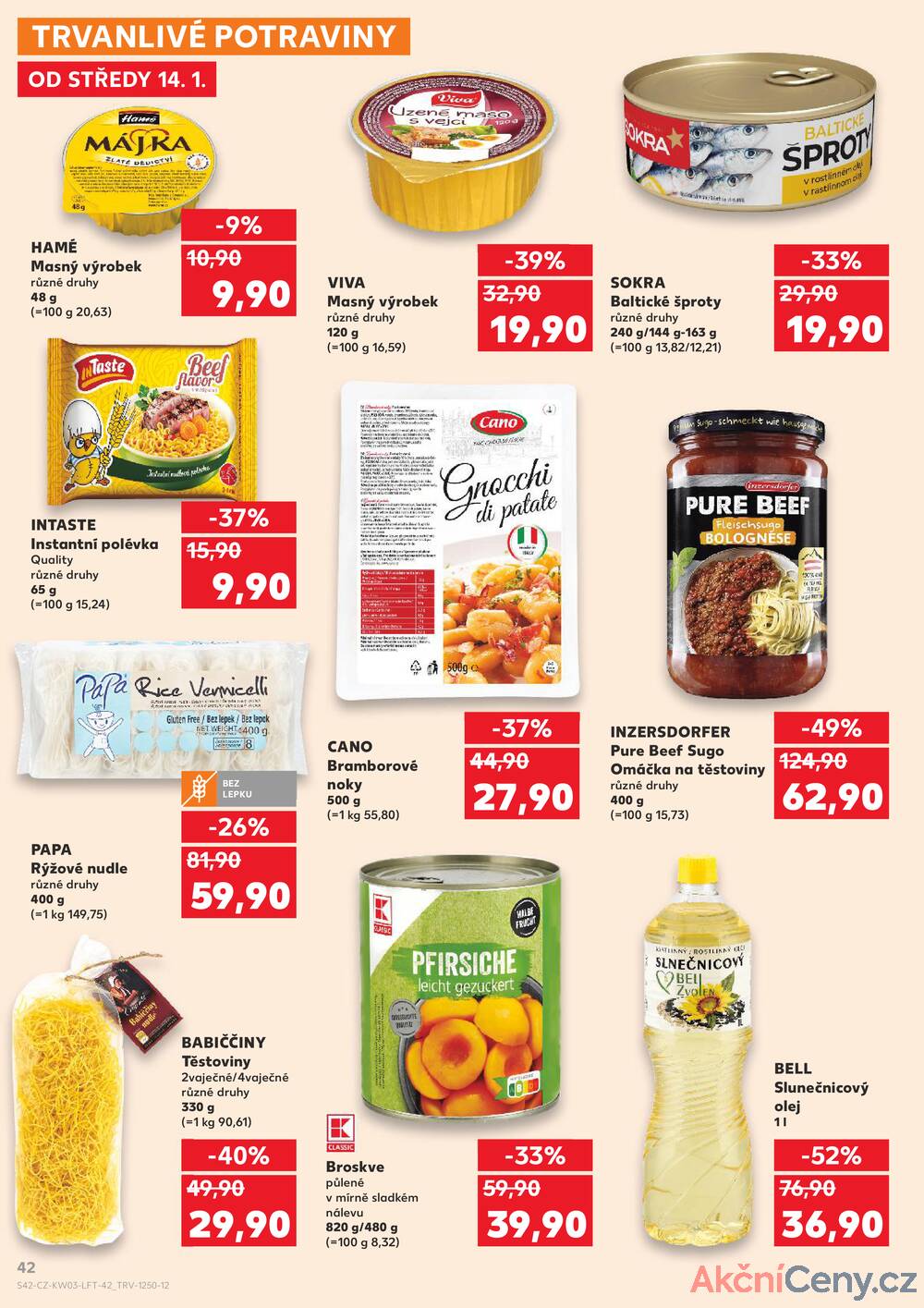 Kaufland 14.1. - 20.1. - Kaufland - Rychnov nad Kněžnou