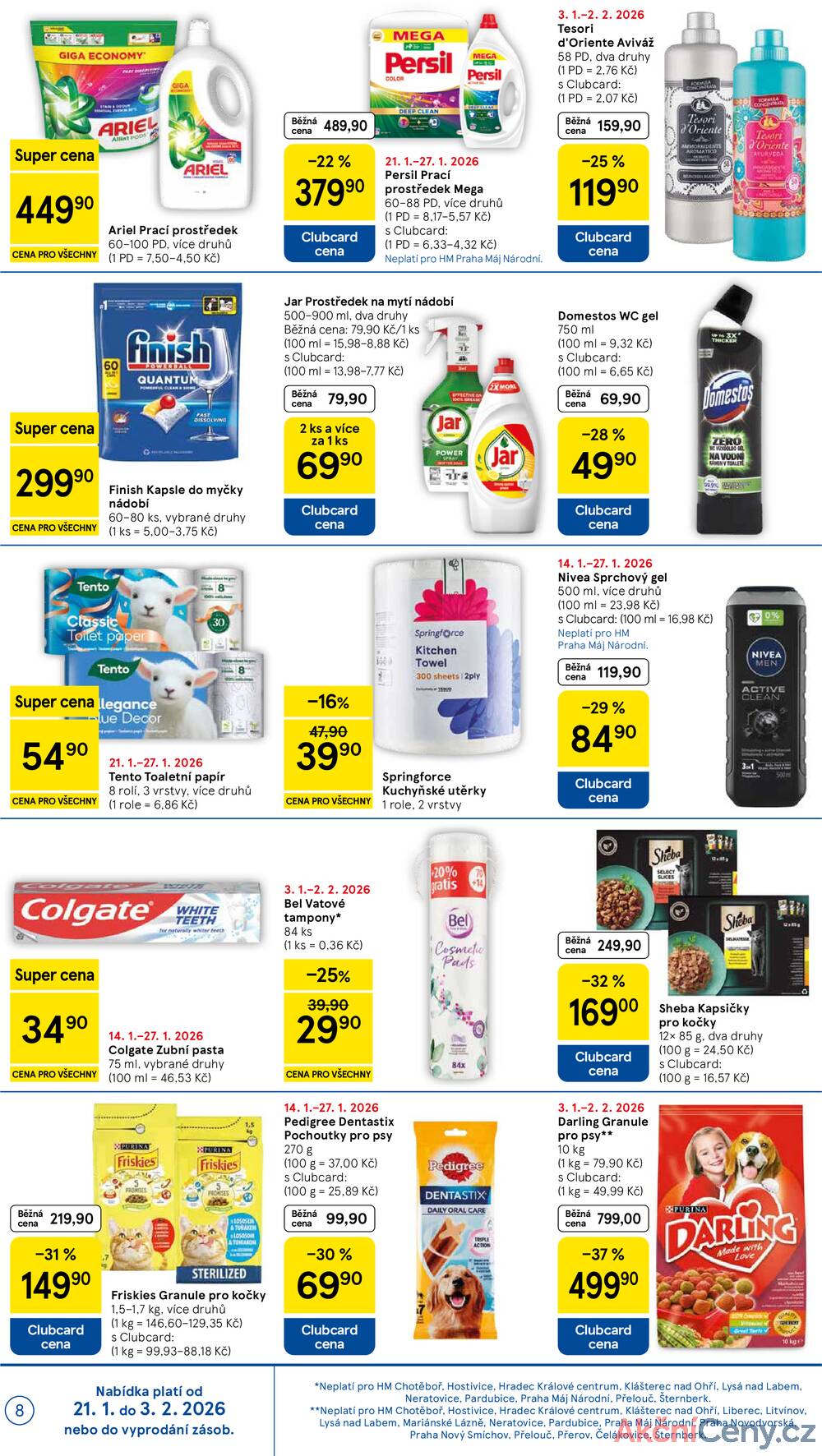 Tesco malé hypermarkety od 21.1. do 27.1.2026