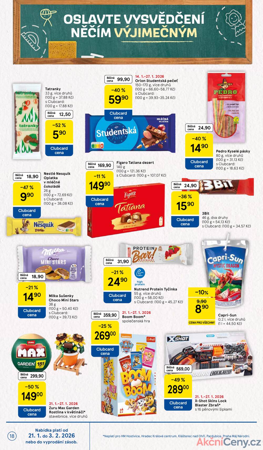 Tesco malé hypermarkety od 21.1. do 27.1.2026