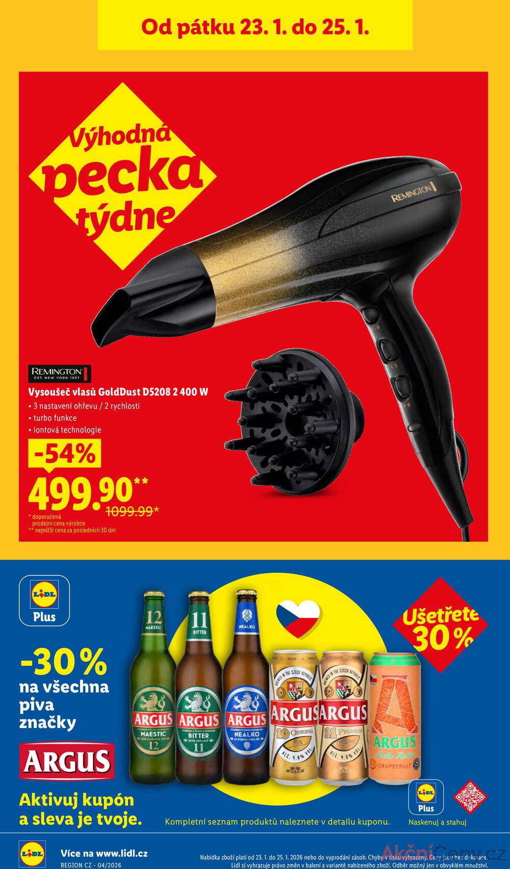 Lidl Čtvrtek od 22.1. do 25.1.2026