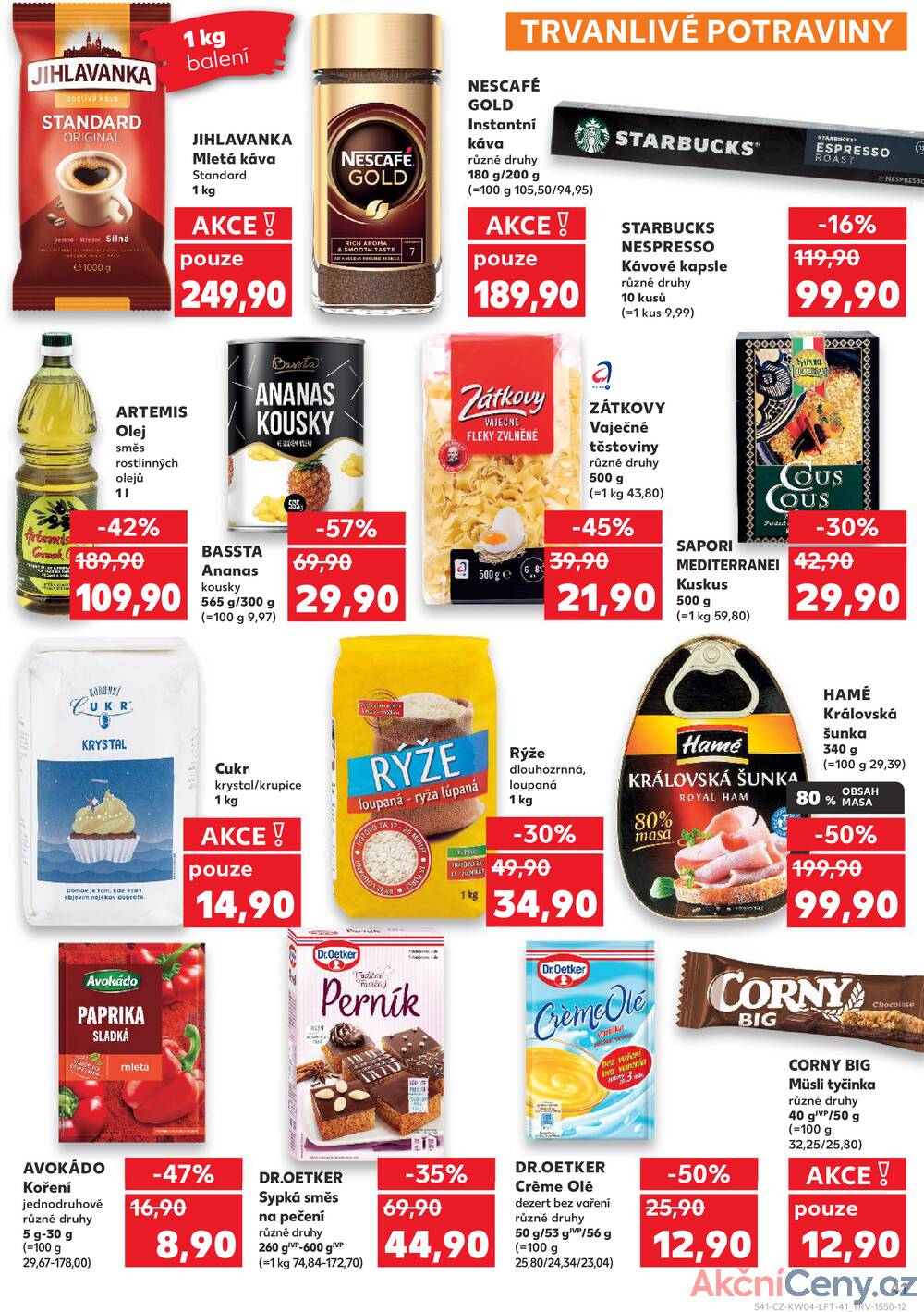 Kaufland 21.1. - 27.1. - Kaufland - Praha 3 (Jarov)