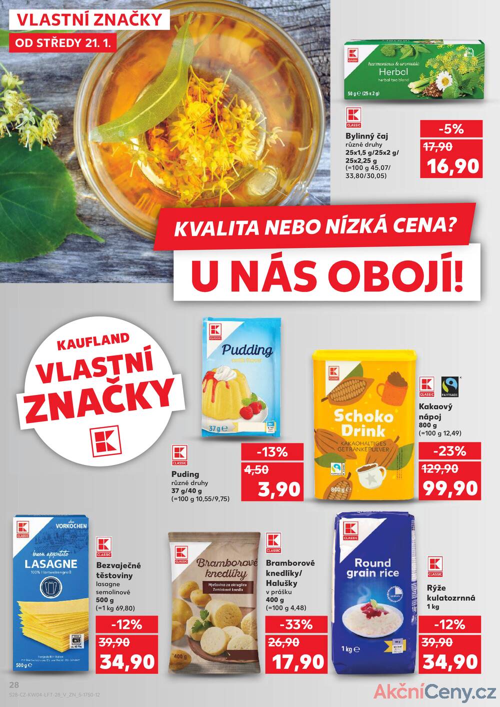 Kaufland 21.1. - 27.1. - Kaufland - Jindřichův Hradec