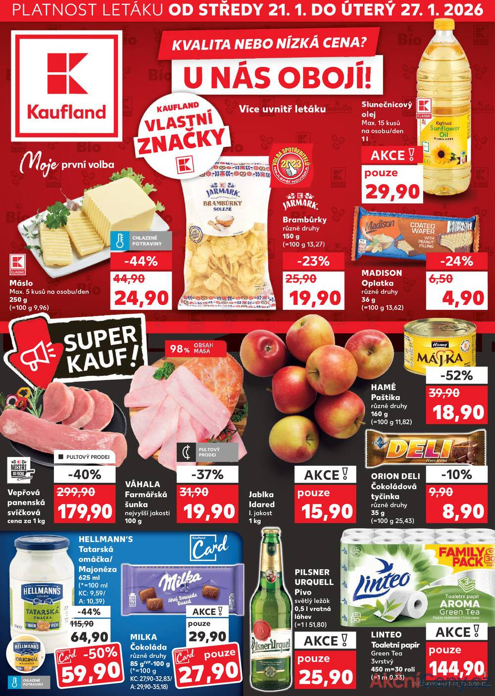 Leták Kaufland - Kaufland 21.1. - 27.1. - Kaufland - Bohumín - strana 1