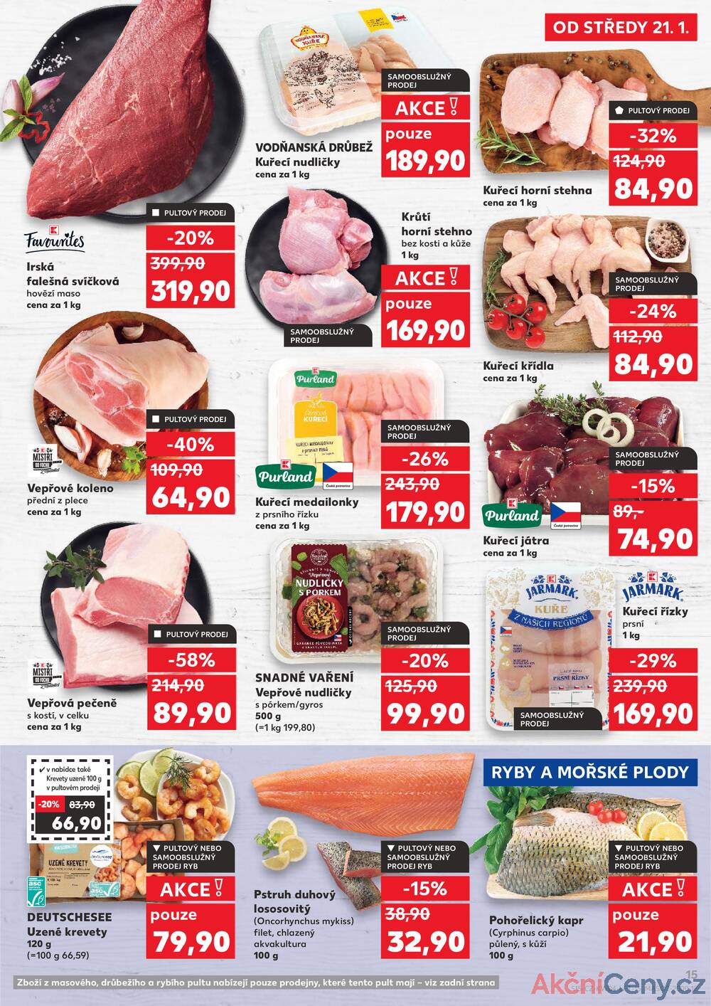 Leták Kaufland - Kaufland 21.1. - 27.1. - Kaufland - Bohumín - strana 15