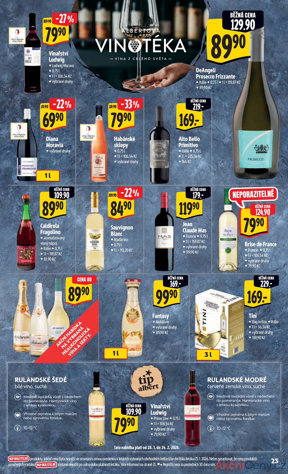 Albert Hypermarket Jihomoravský od 28.1. do 3.2.2026