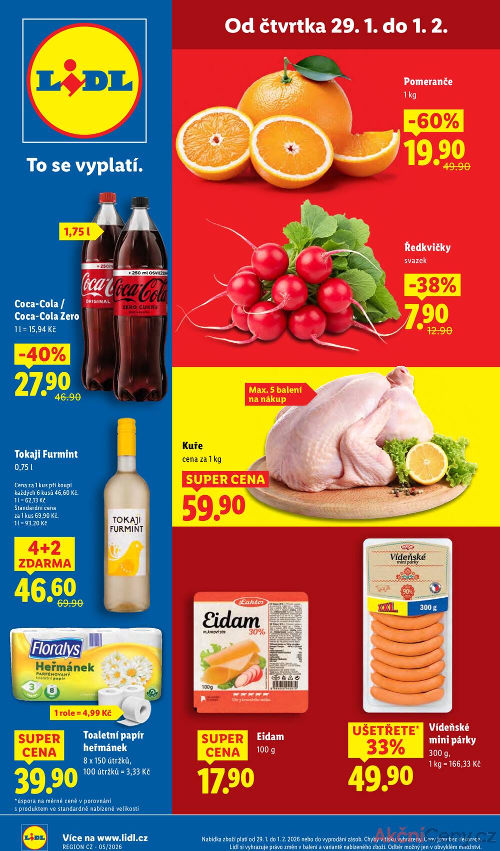 Leták Lidl - Lidl Čtvrtek od 29.1. do 1.2.2026 - strana 1