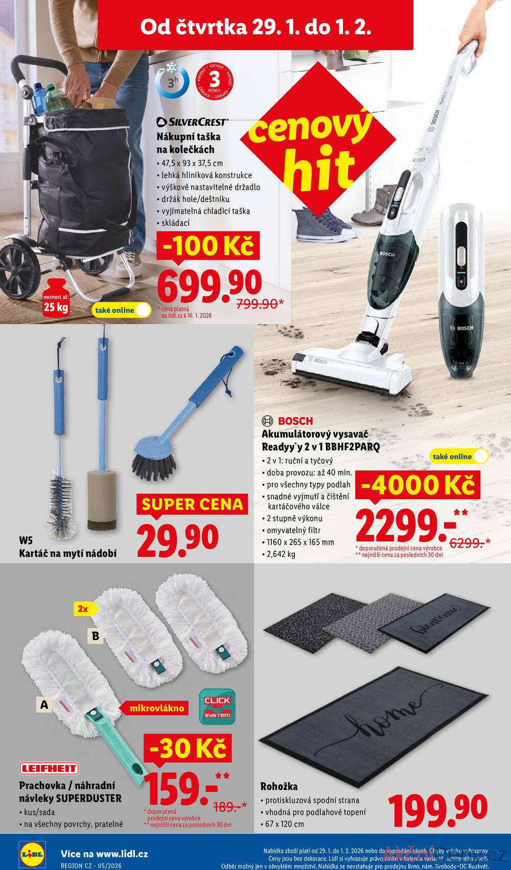 Lidl Čtvrtek od 29.1. do 1.2.2026