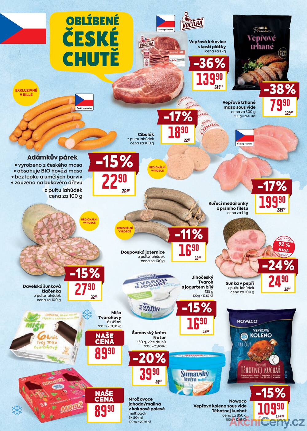 BILLA katalog Chutě světa od 21.1. do 10.2.2026
