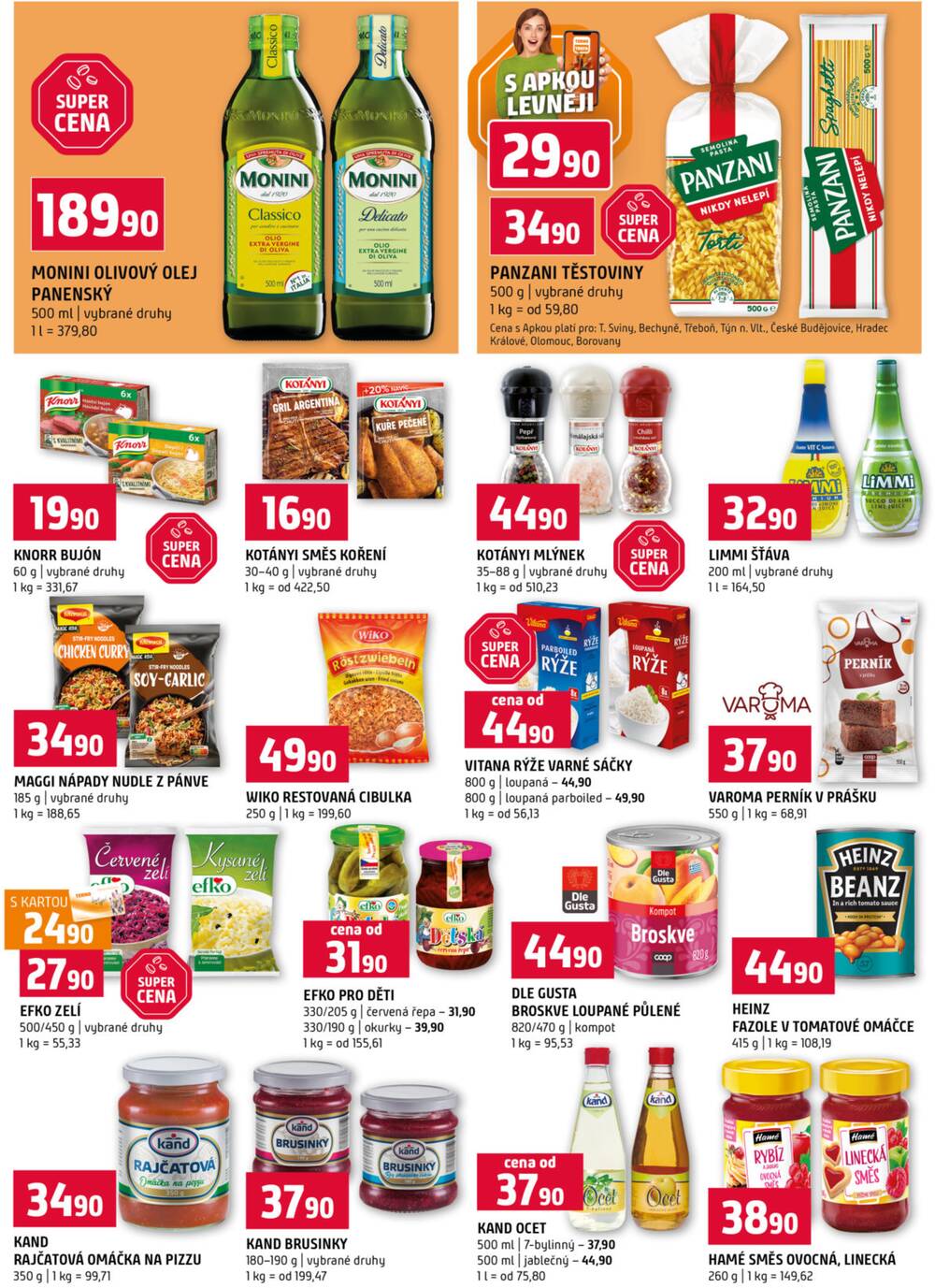 Terno České Budějovice, Třeboň, Trhové sviny, Bechyně, Týn nad Vltavou, Hradec Králové, Olomouc, Borovany od 4.2. do 10.2.2026