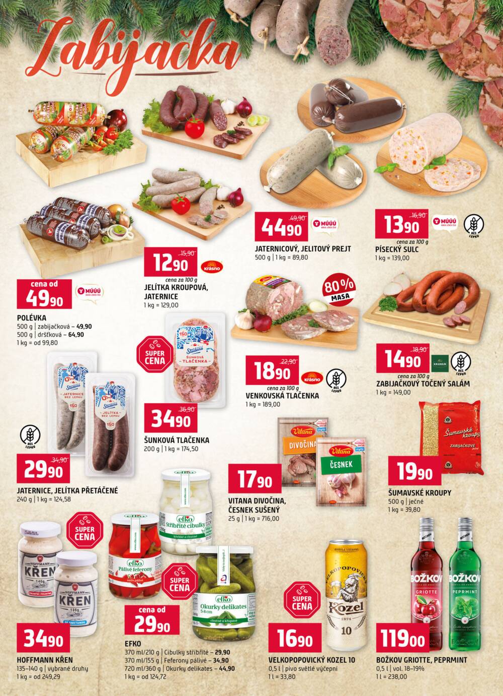 Terno České Budějovice, Třeboň, Trhové sviny, Bechyně, Týn nad Vltavou, Hradec Králové, Olomouc, Borovany od 4.2. do 10.2.2026