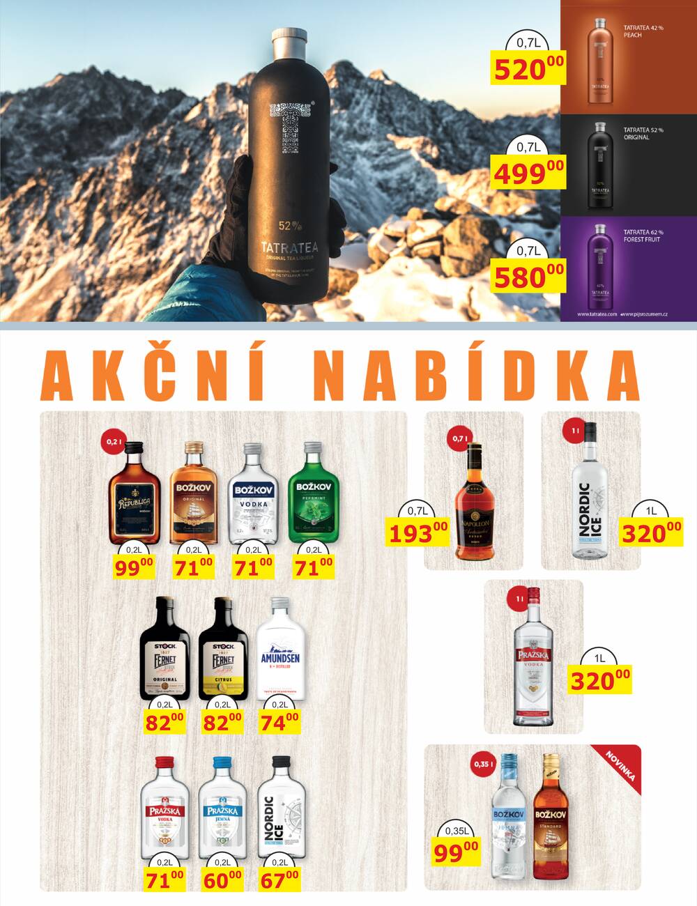 BENE Nápoje od 1.2. do 28.2.2026