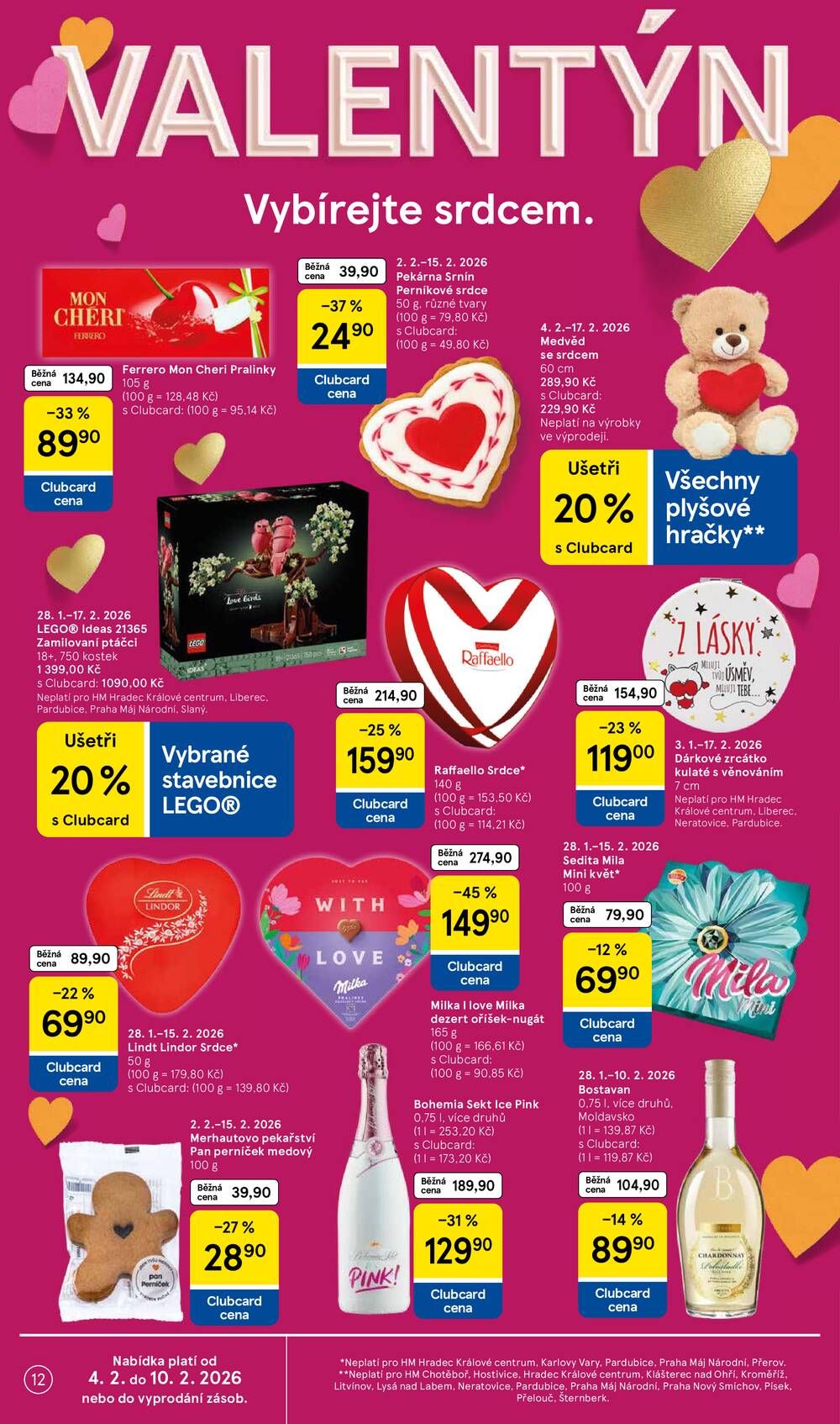 Tesco malé hypermarkety od 4.2. do 10.2.2026