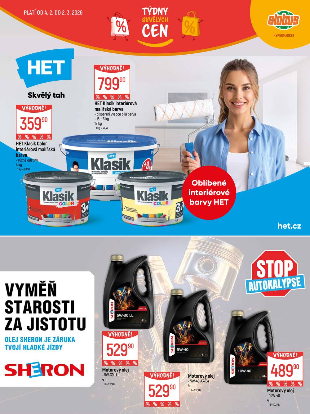 Akční leták Globus 4.2. - 2.3.2026 - Globus Havířov